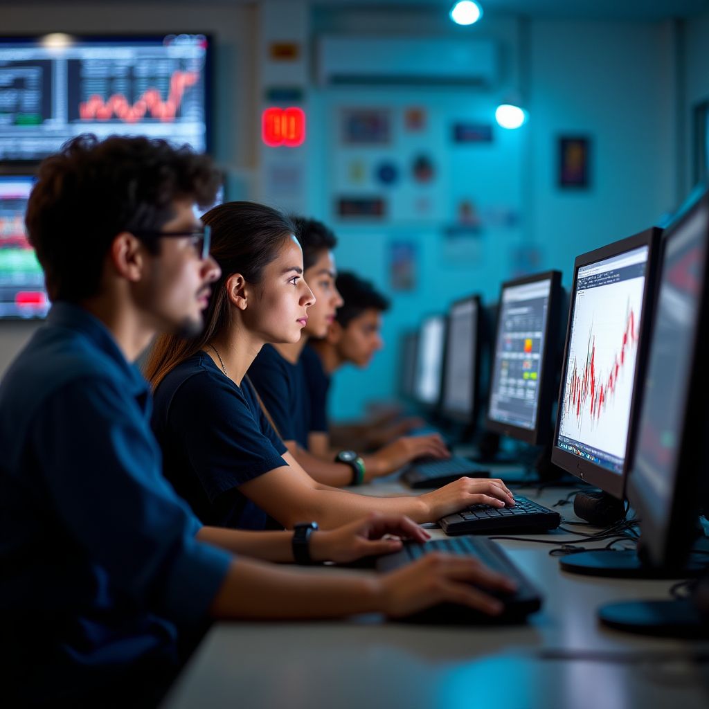 Simulación de trading en vivo